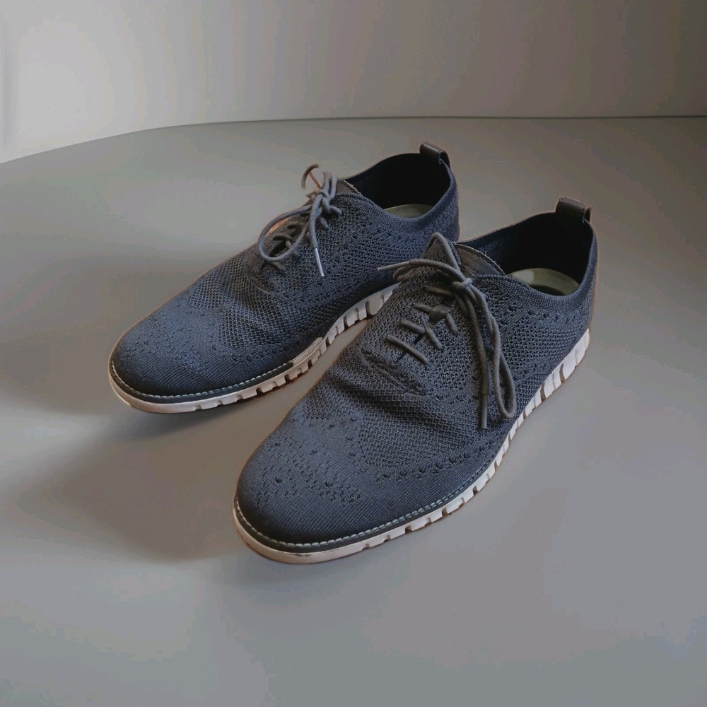 Cole Haan Zerogrand Men's Size 10.5M Gray Stitchlite Wingtip Casual Shoes C30562